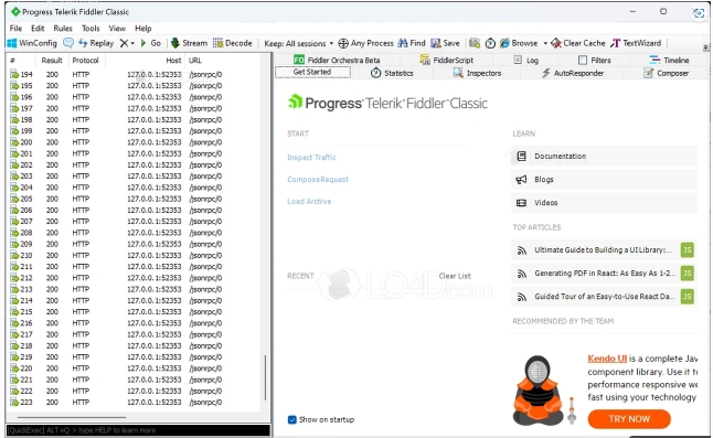 Telerik Fiddler Web 调试器 5.0.20242.10753