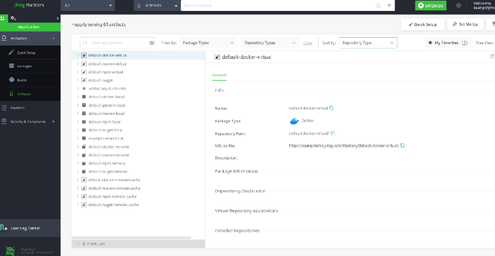 jfrog artifactory使用